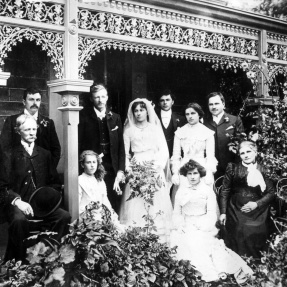 Family wedding, Moulden family, 1880s
