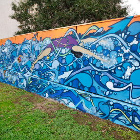 20. Norwood Pool mural, Norwood Swimming Centre