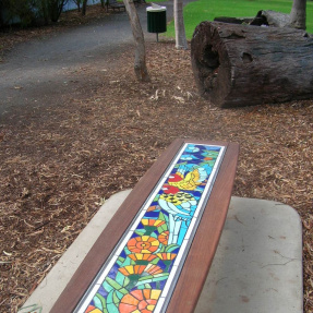 22. Mosaic Bench, Borthwick Park
