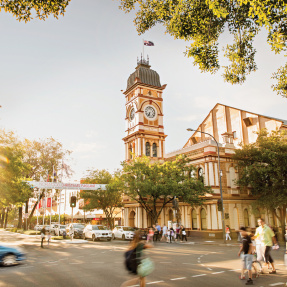 Norwood Streetscape Norwood Town Hall