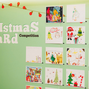 Mayor's 14th Christmas Card Competition Submissions on Display