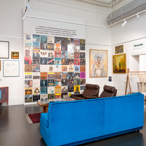 Don Dunstan 100 Year Exhibition - Lounge and Records Installation