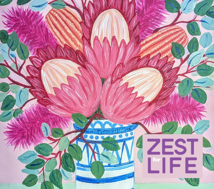 Image for Blooms & Brushes - Zest for Life