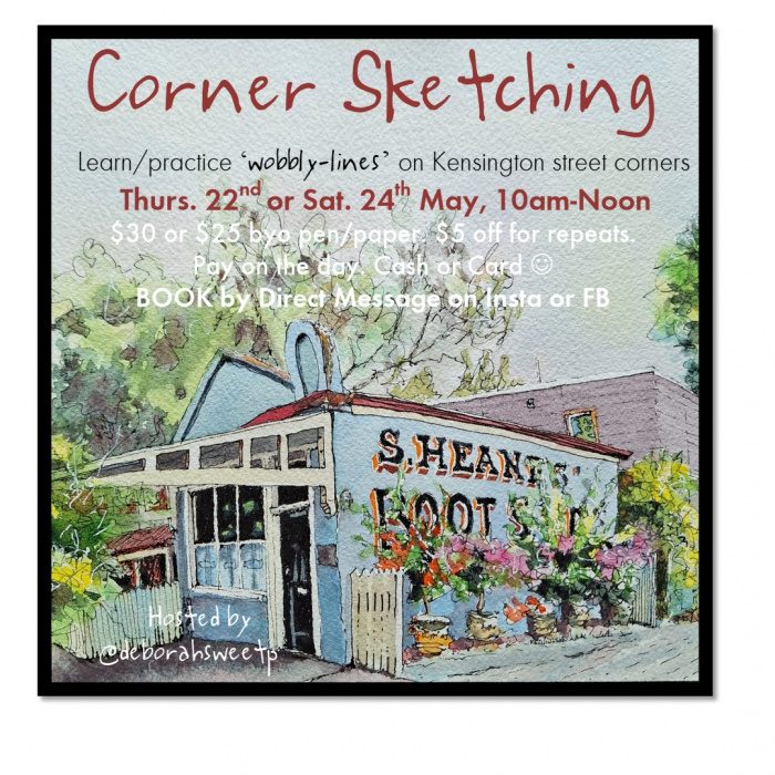 Image for Thurs 22nd May Corner Sketching in Kensington