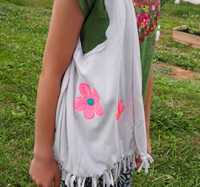Image for Plastic free July - No sew T-shirt to tote bag