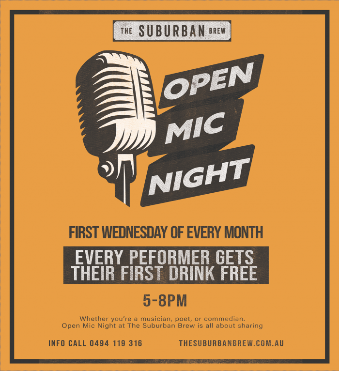 Image for Open Mic @ The Suburban Brew
