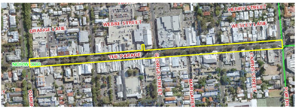 Proposed smoke free area map council endorsed 2